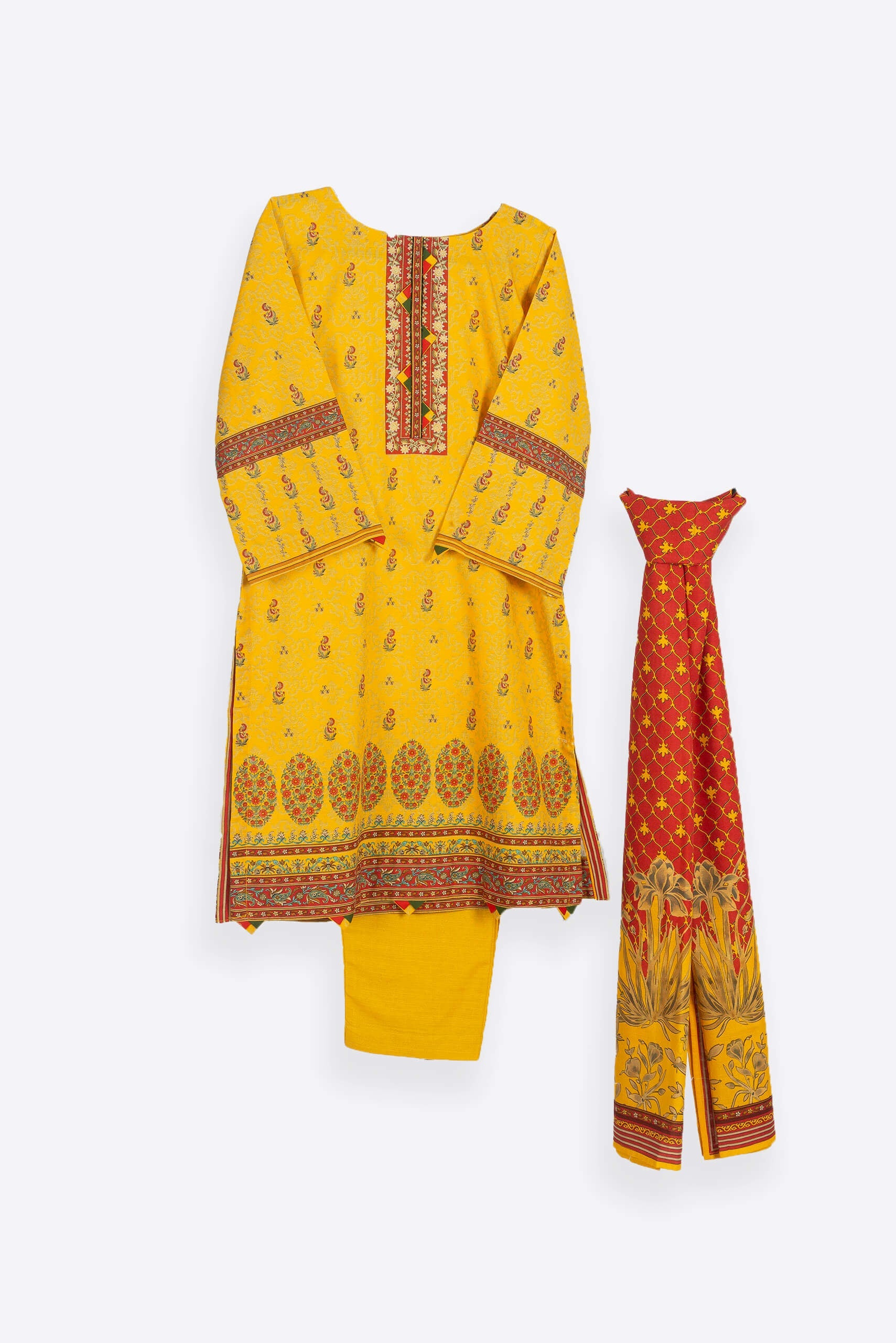 Yellow Daisy Shalwar Kameez - Shalwar Kameez - Muslim Lifestyle Store