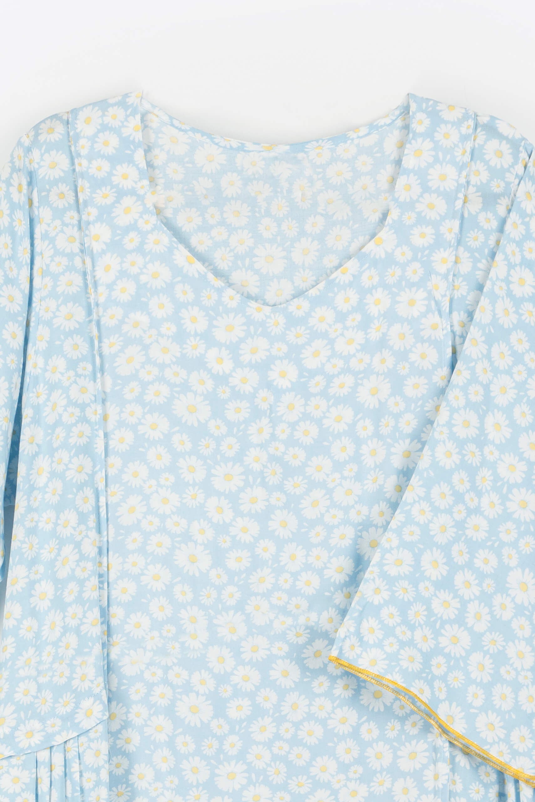 Blue Daisy Maxi Dress - Maxi Dress - Muslim Lifestyle Store