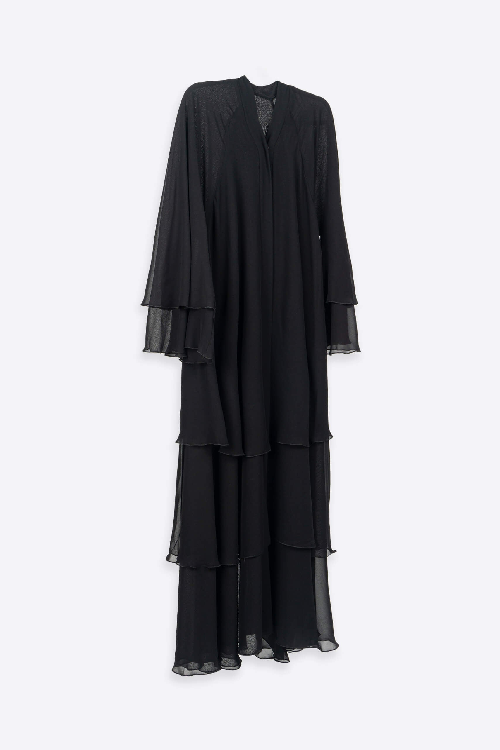 Flare Black Abaya - Abaya - Muslim Lifestyle Store