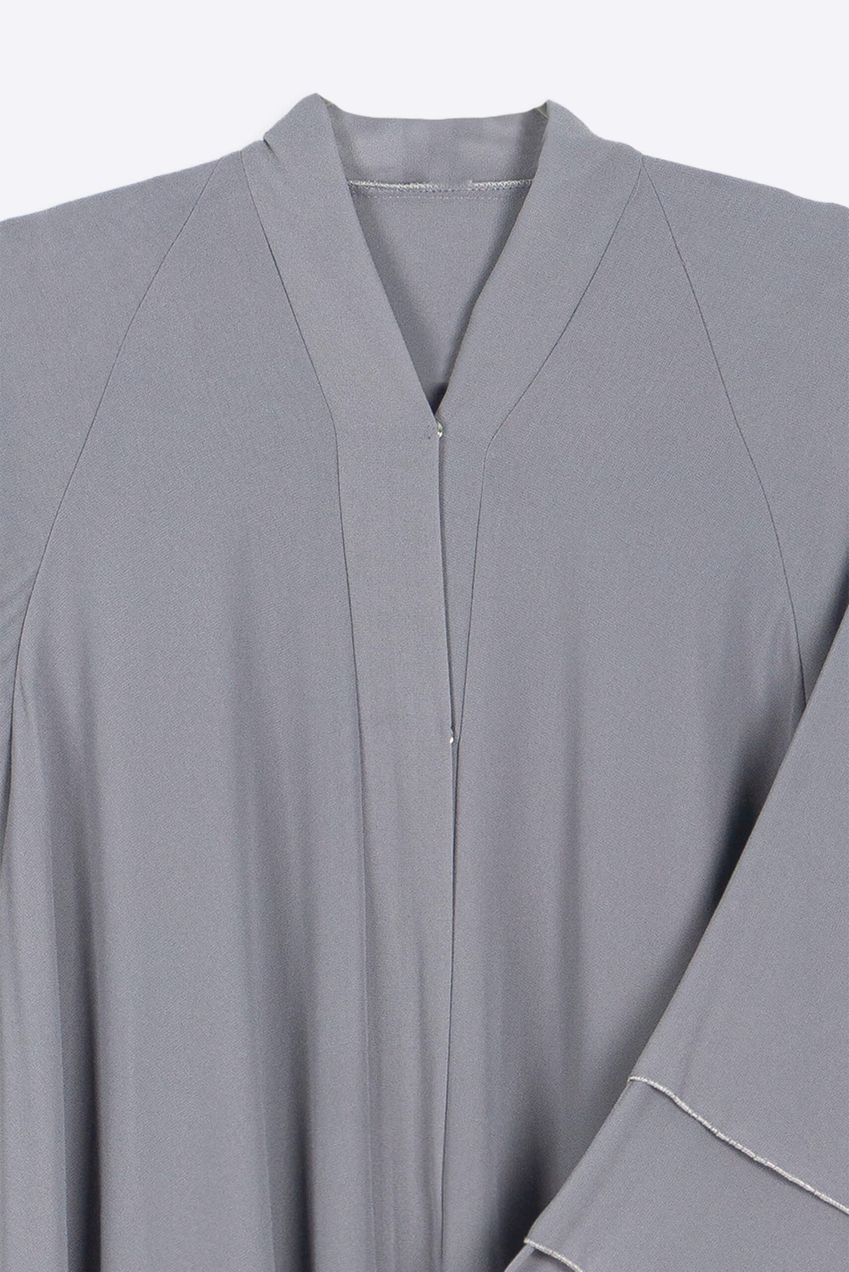 Flare Gray Abaya - Abaya - Muslim Lifestyle Store