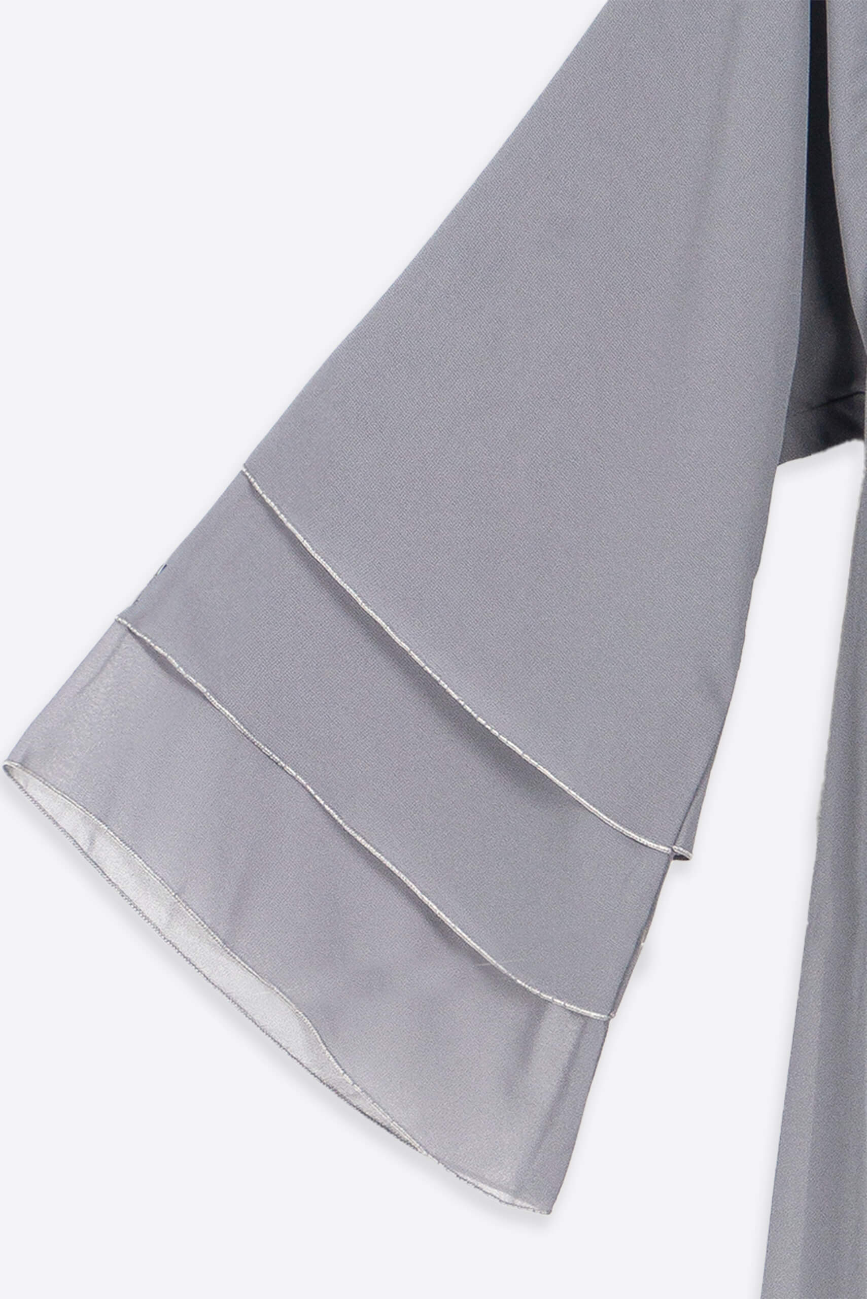 Flare Gray Abaya - Abaya - Muslim Lifestyle Store