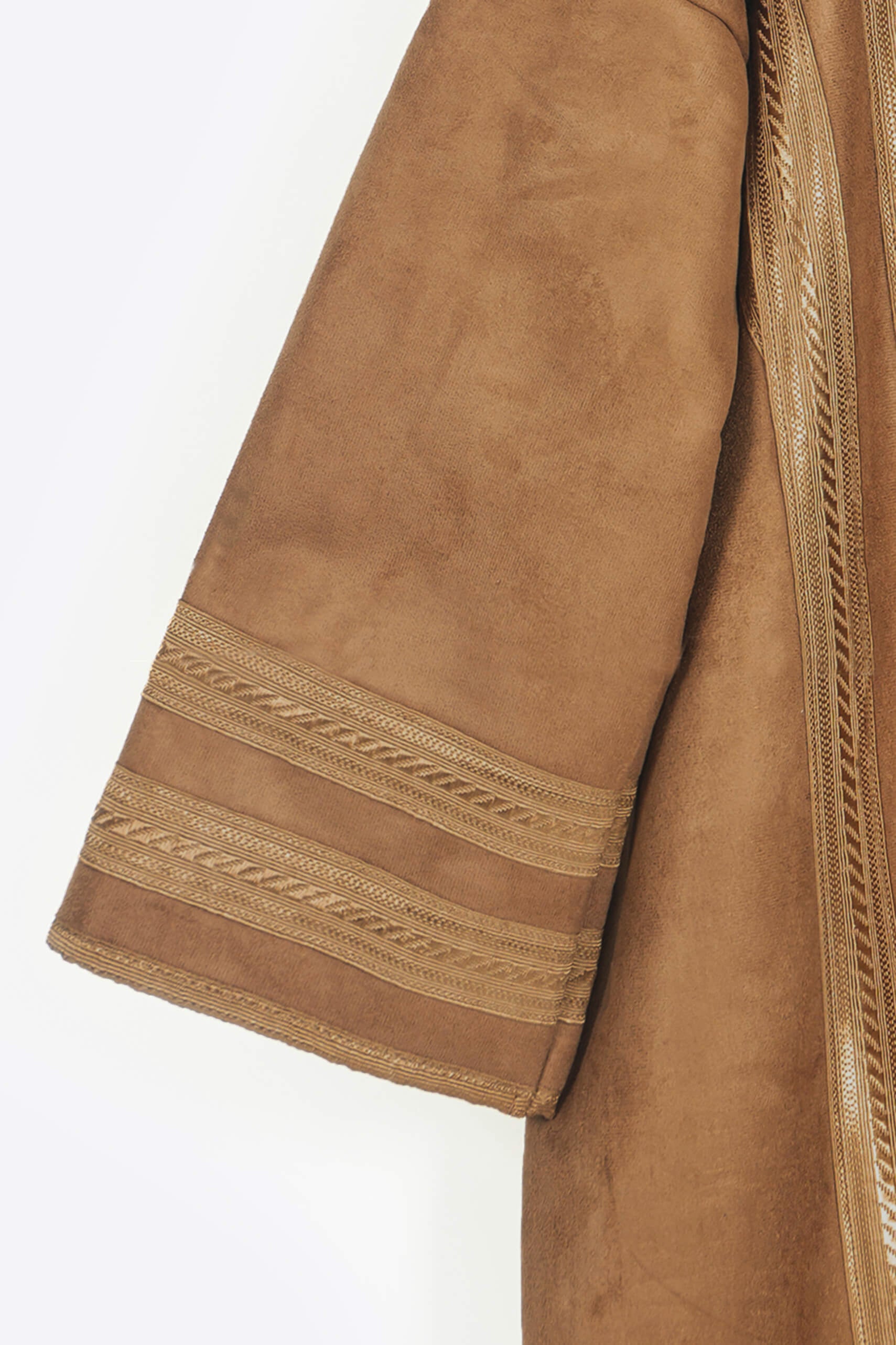 Light Brown Farwa Bisht - Bisht - Muslim Lifestyle Store